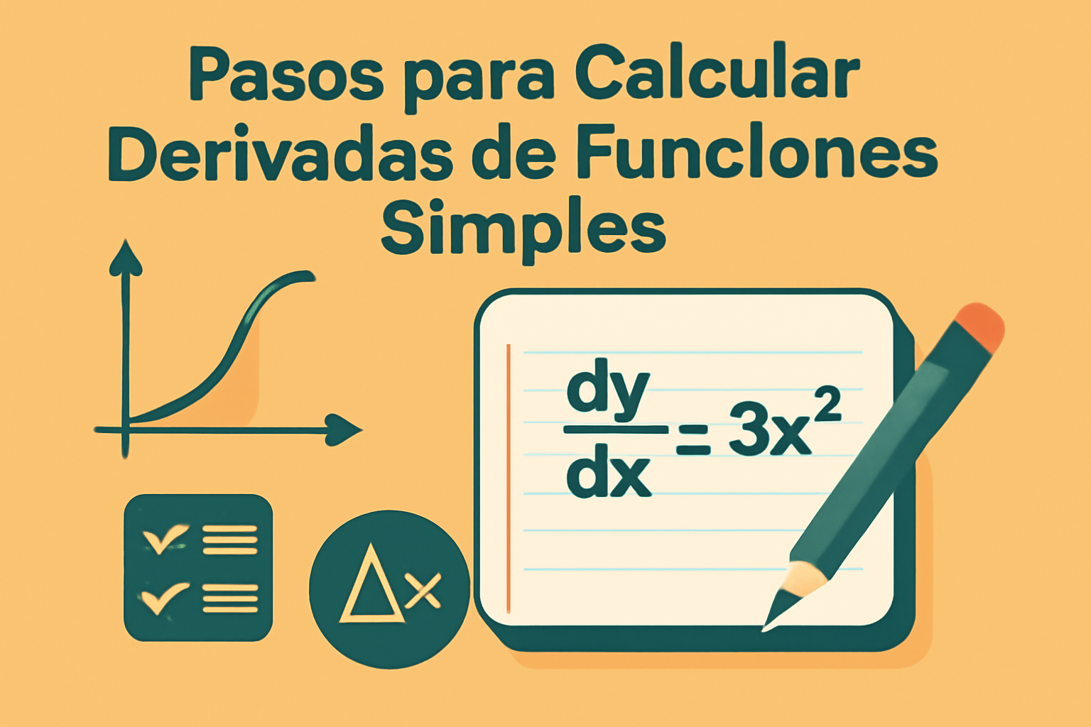 Pasos para Calcular Derivadas de Funciones Simples
