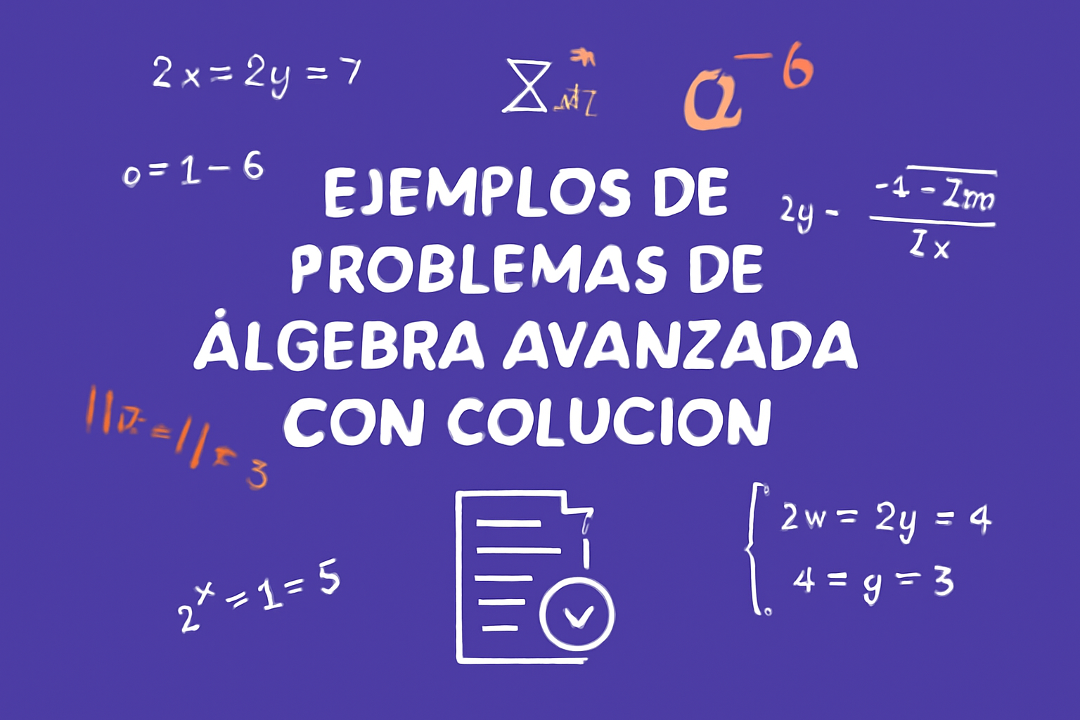 Ejemplos de Problemas de Álgebra Avanzada con Solución